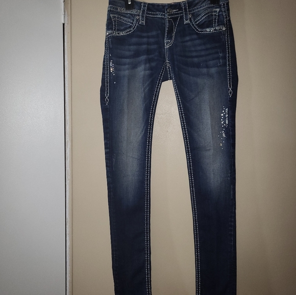 Rock Revival Nicci Skinny Embellished Jeans - Picture 3 of 4